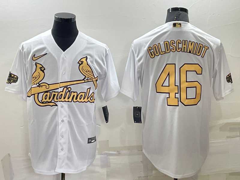 St Louis Cardinals #46 Paul Goldschmidt White 2022 All Star Stitched Cool Base Nike Jersey,We sell and wholesale St Louis Cardinals #46 Paul Goldschmidt White 2022 All Star Stitched Cool Base Nike Jersey on line form chian!